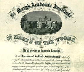 SMWC diploma c.1888